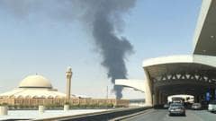 Houthis claim attack on Saudi capital after smoke seen rising near Riyadh airport